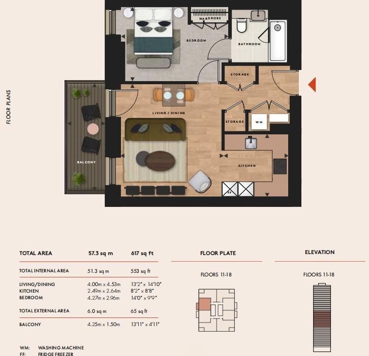 29 Byng Street, Isle of Dogs, London floorplan