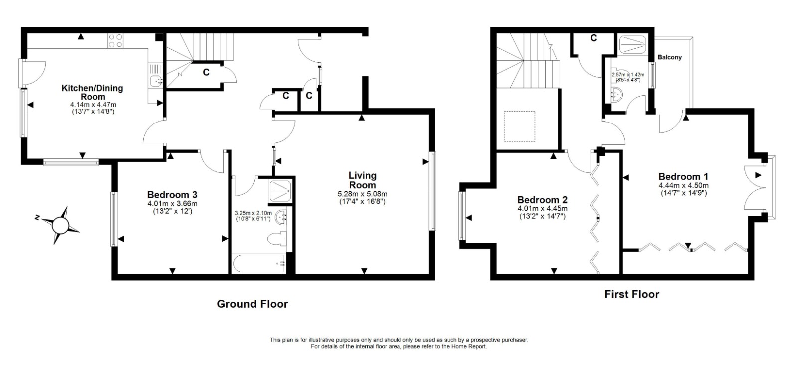 4, Canalside, Ratho floorplan
