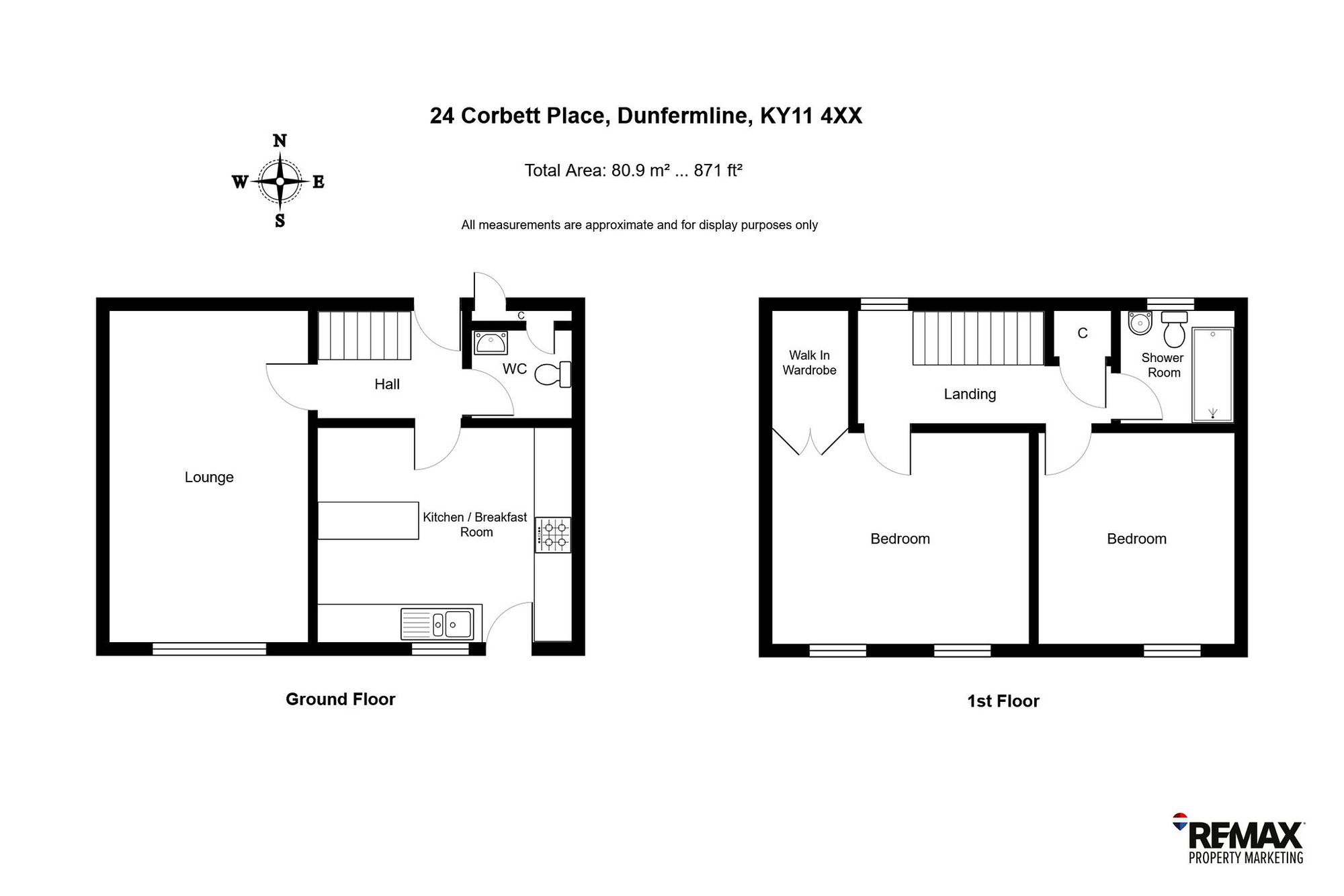24 Corbett Place, Dunfermline floorplan