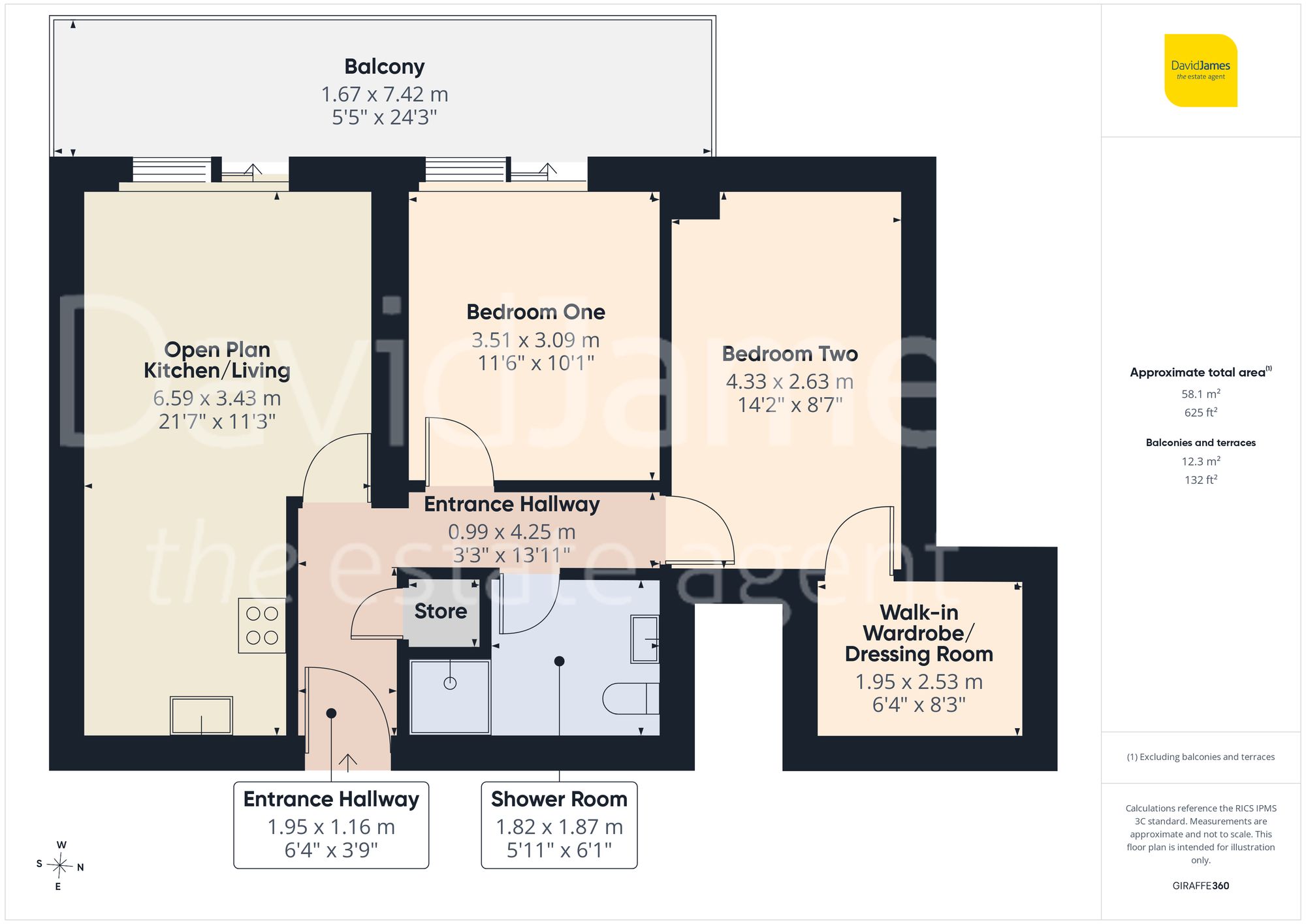 Flat 5, 2 Spondon Street, Nottingham floorplan