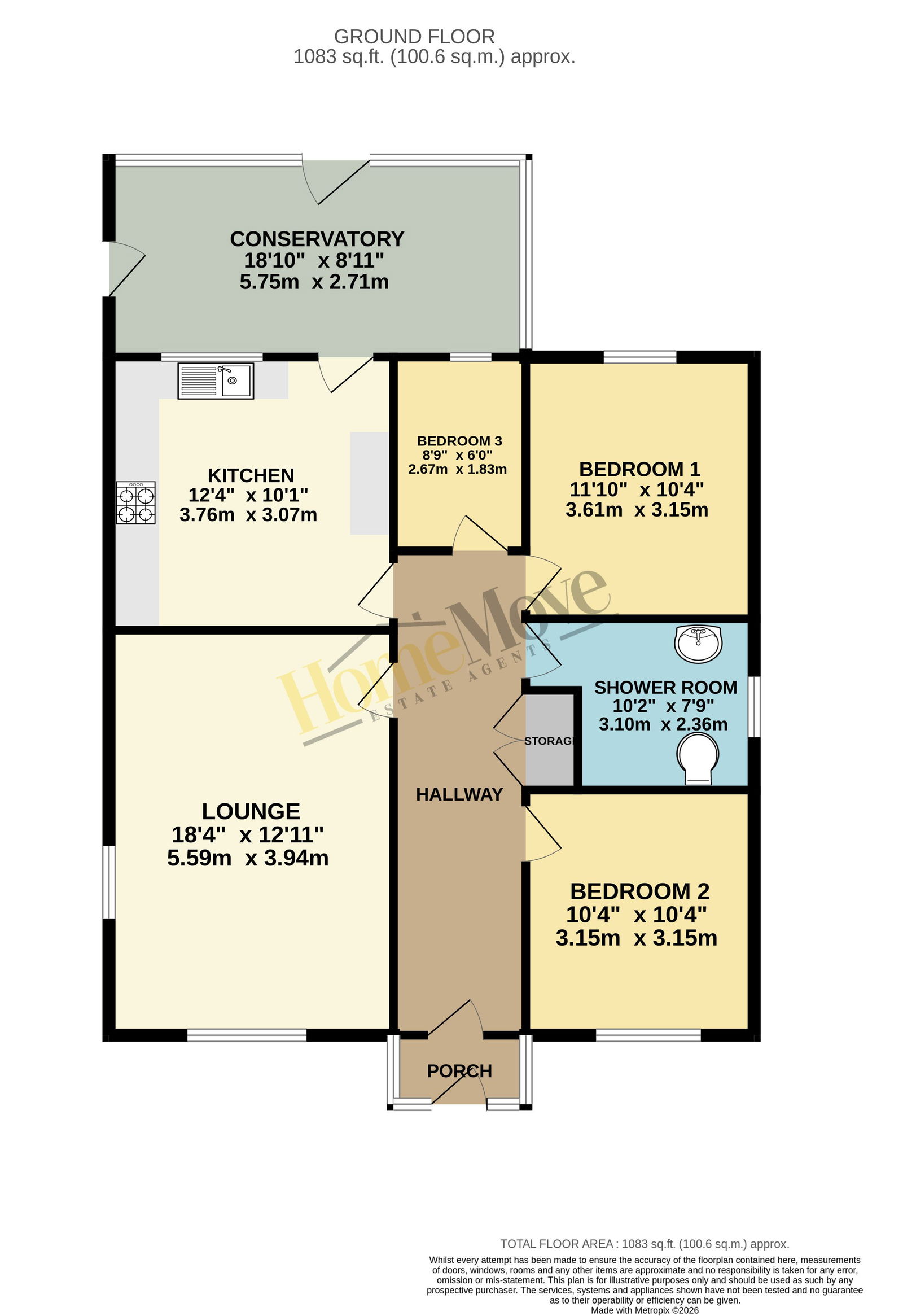 12, St. Margarets Avenue, Skegness floorplan
