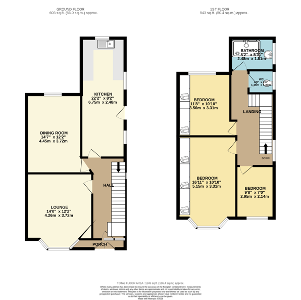 31, Radstock Road, Manchester floorplan