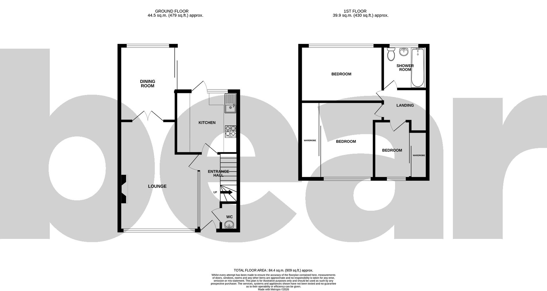 46, Dering Crescent, Eastwood floorplan