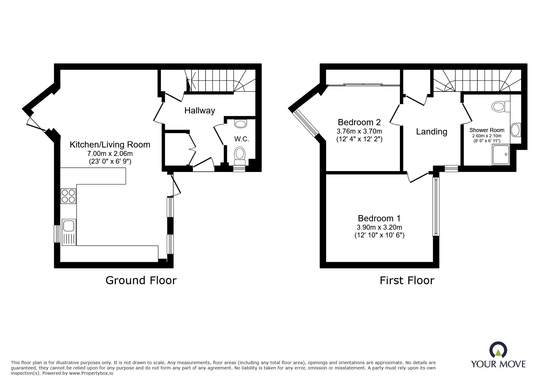 Priory Courtyard, Kent floorplan