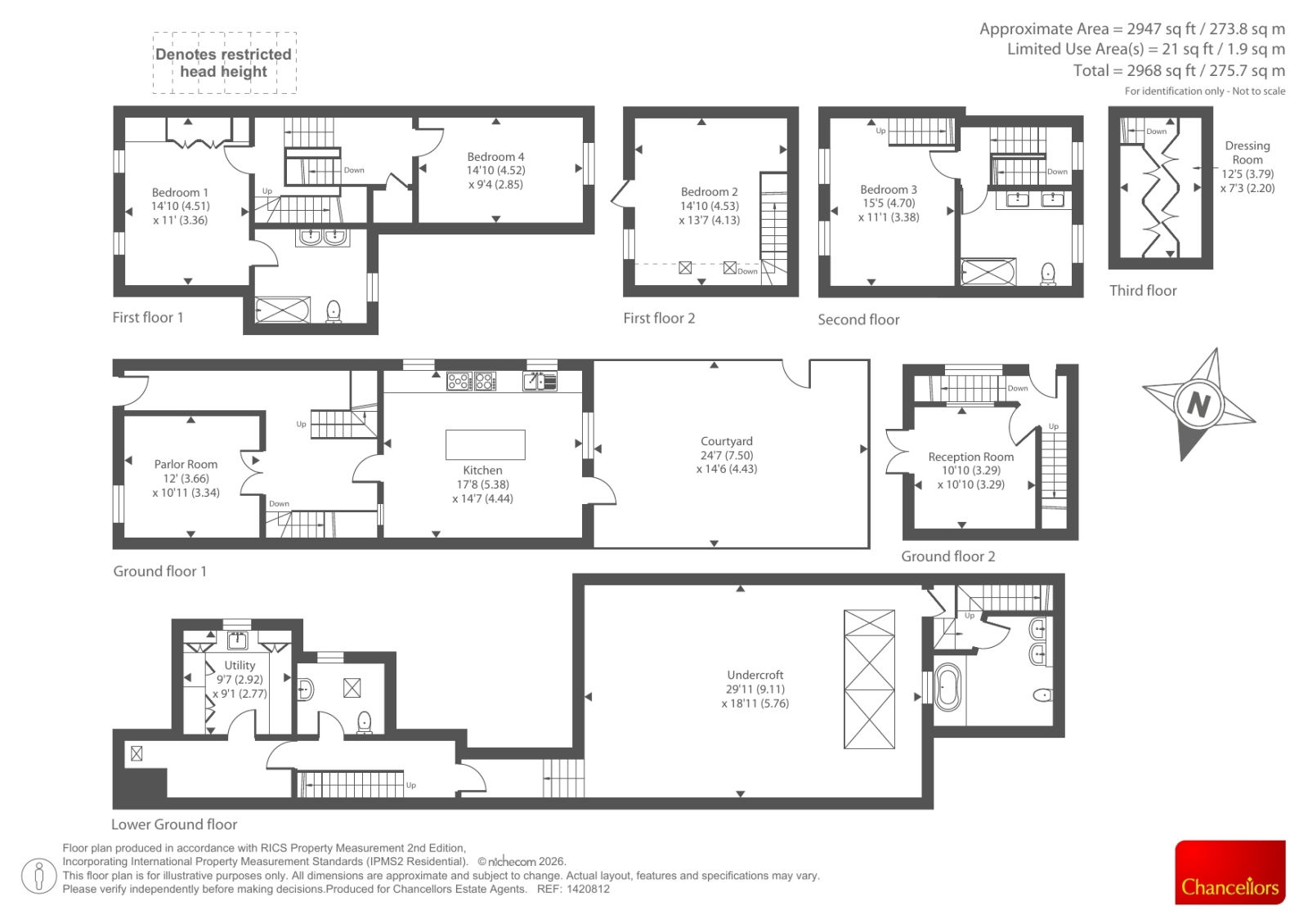 63, St. John Street, Oxford floorplan