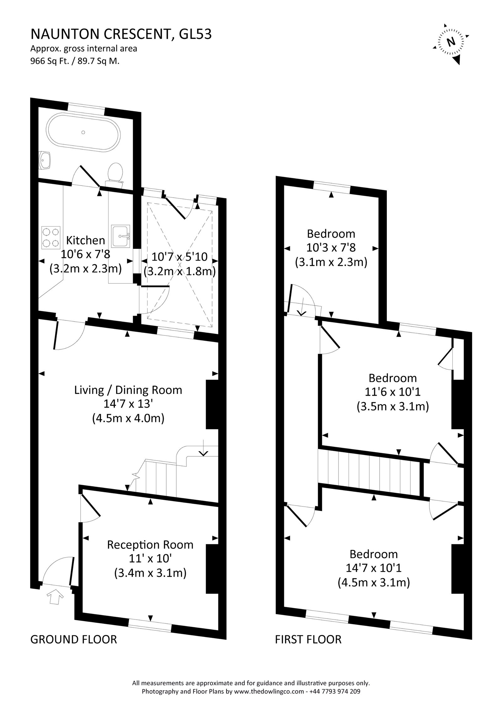 108, Naunton Crescent, Cheltenham floorplan