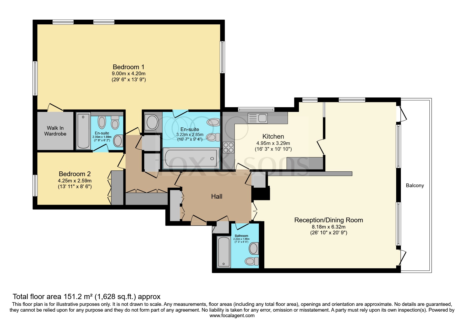 70, Chartwell Court, Russell Square, Brighton floorplan