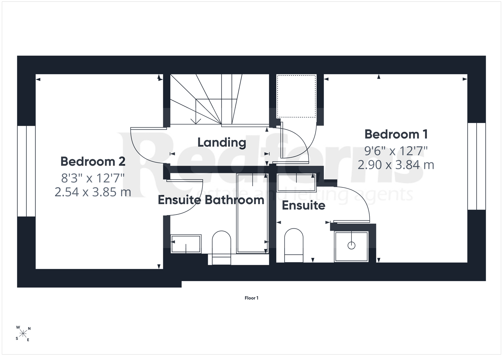 12, Norman Crescent, Budleigh Salterton floorplan