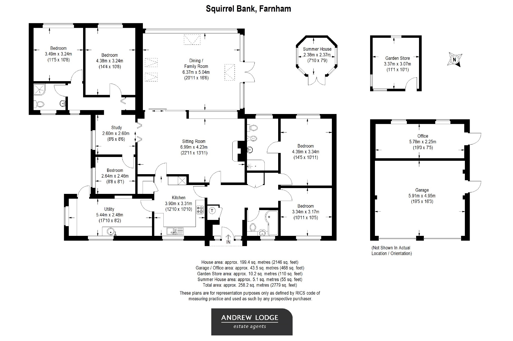 5 Bedrooms Detached house for sale in Yatesbury Close, Farnham GU9