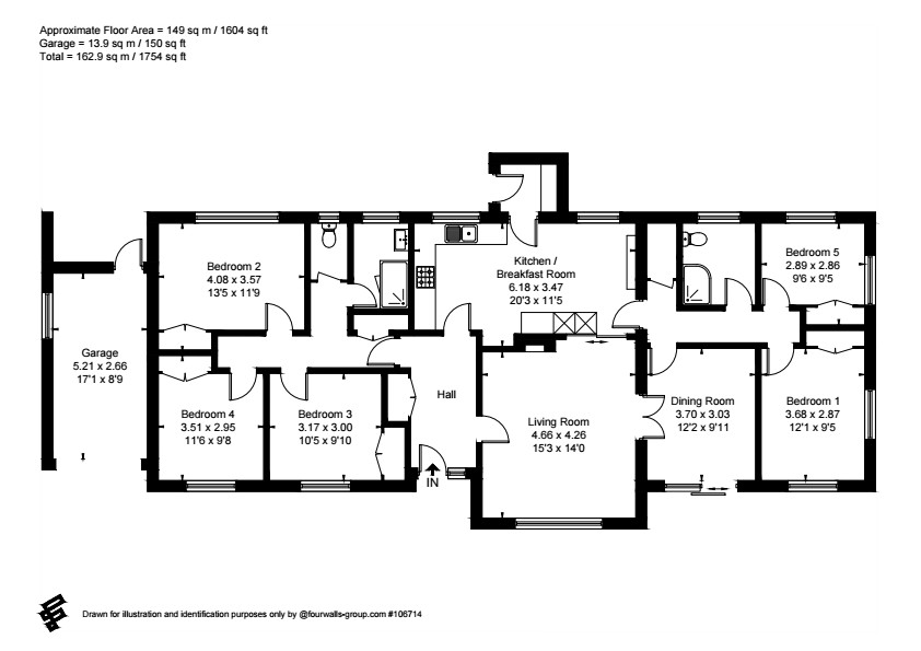 East Park Farm,, Over Wallop, Hampshire floorplan