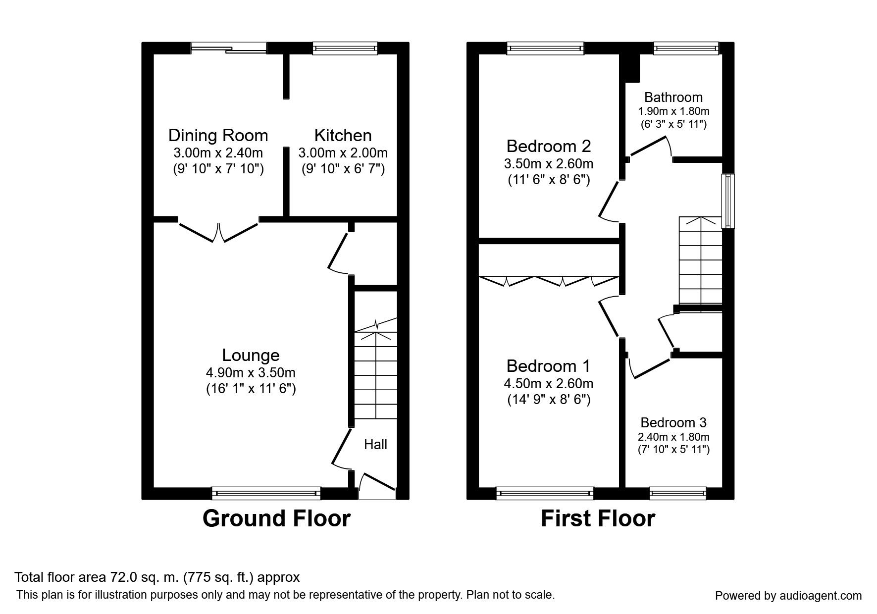 3 Bedrooms Semi-detached house to rent in Greenfield Gardens, Eastburn, Keighley BD20