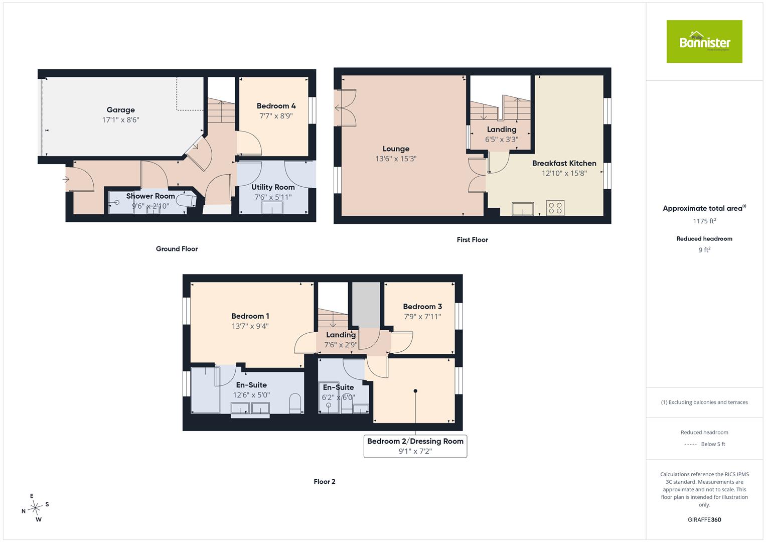 9, Tudor Close, Brough floorplan