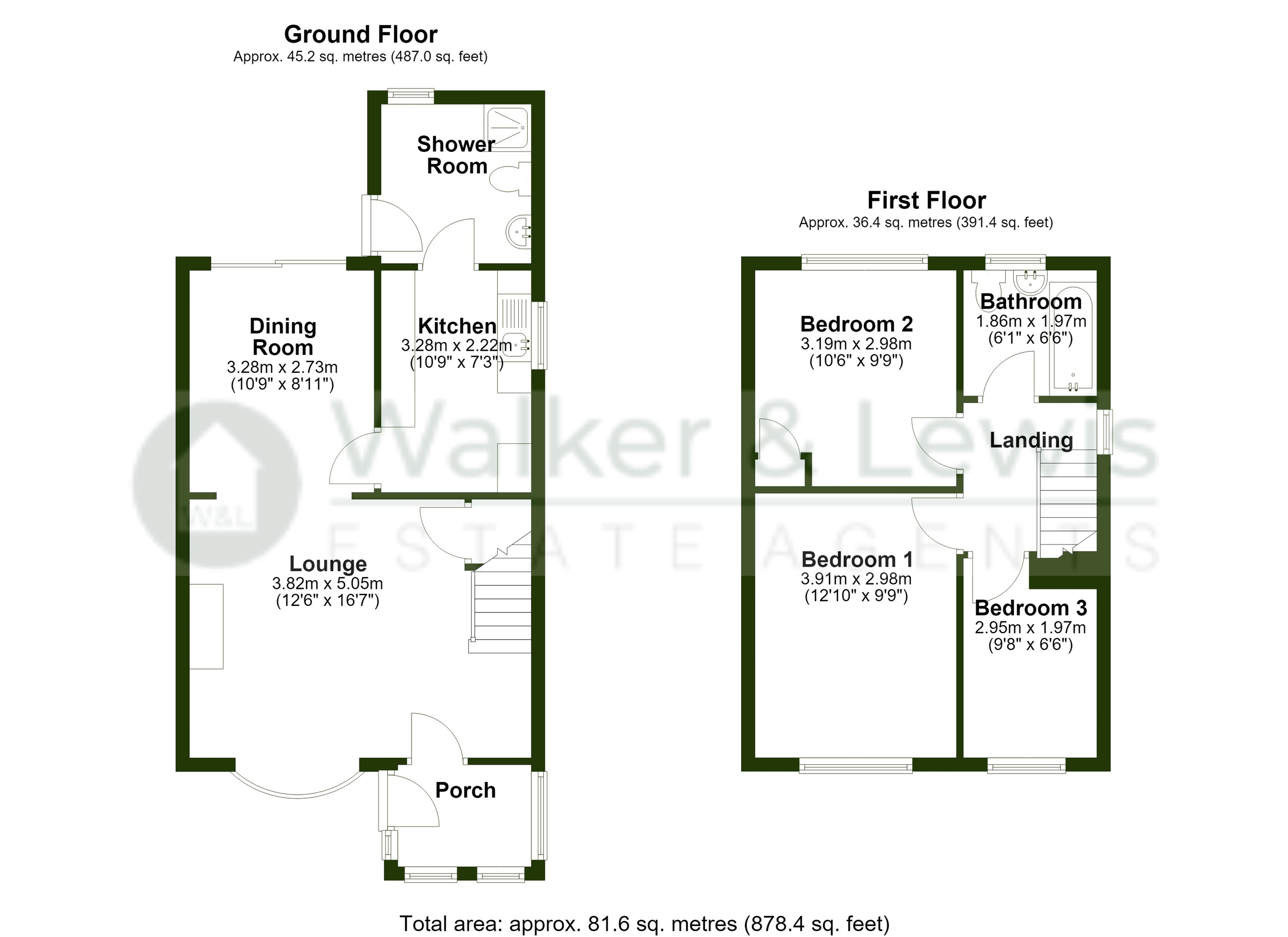 21 Denbigh Close, Pontypridd floorplan