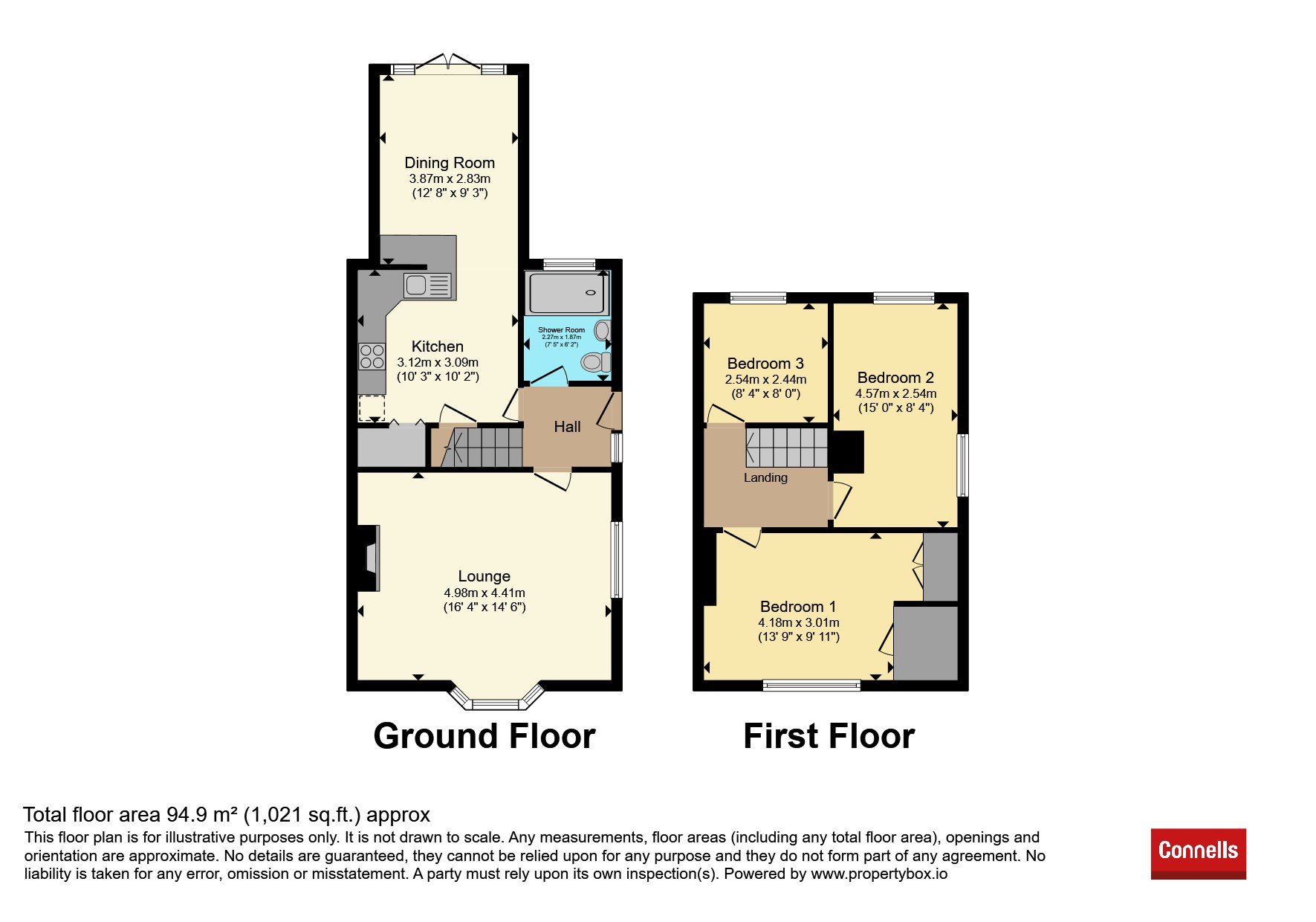 30, Brington Drive, KETTERING floorplan