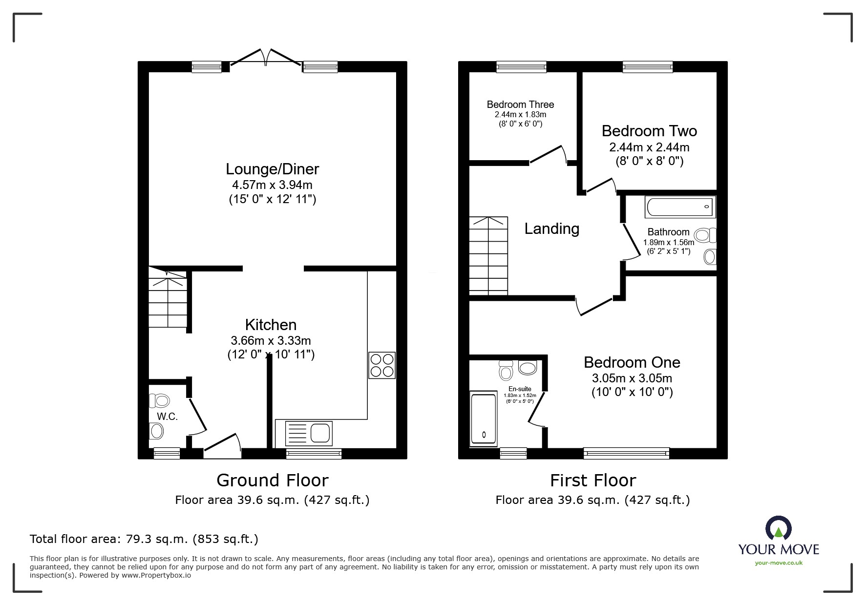 25, Griffin Road, Coalville floorplan