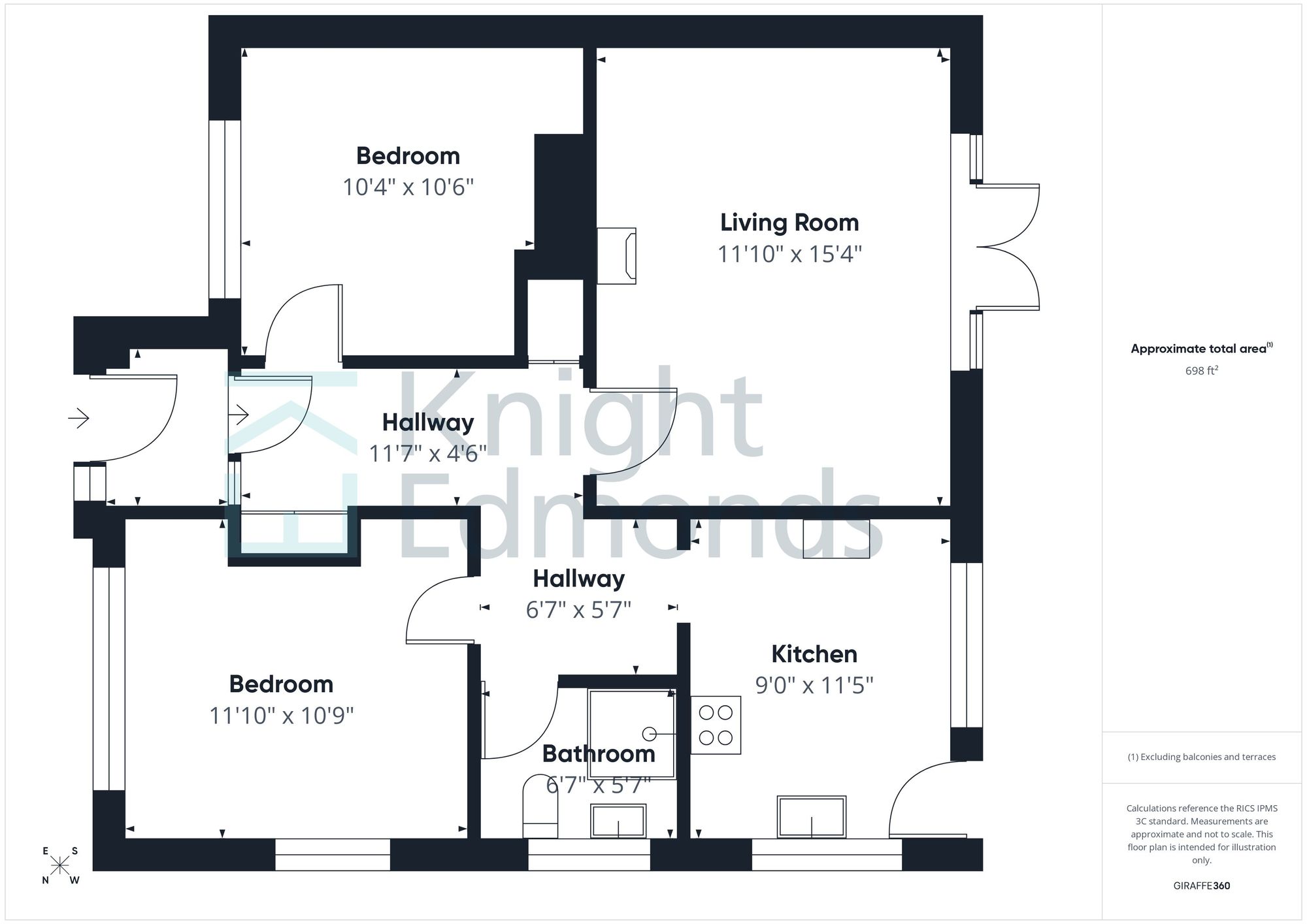6 Orchard Close, Maidstone floorplan