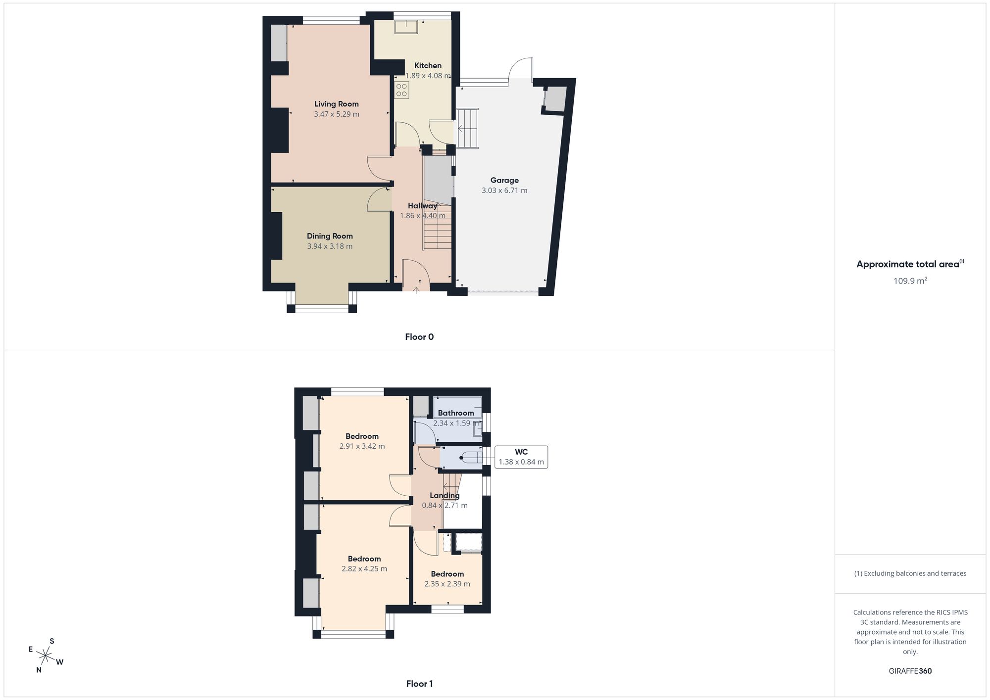 83 Calderwood Crescent, Gateshead floorplan