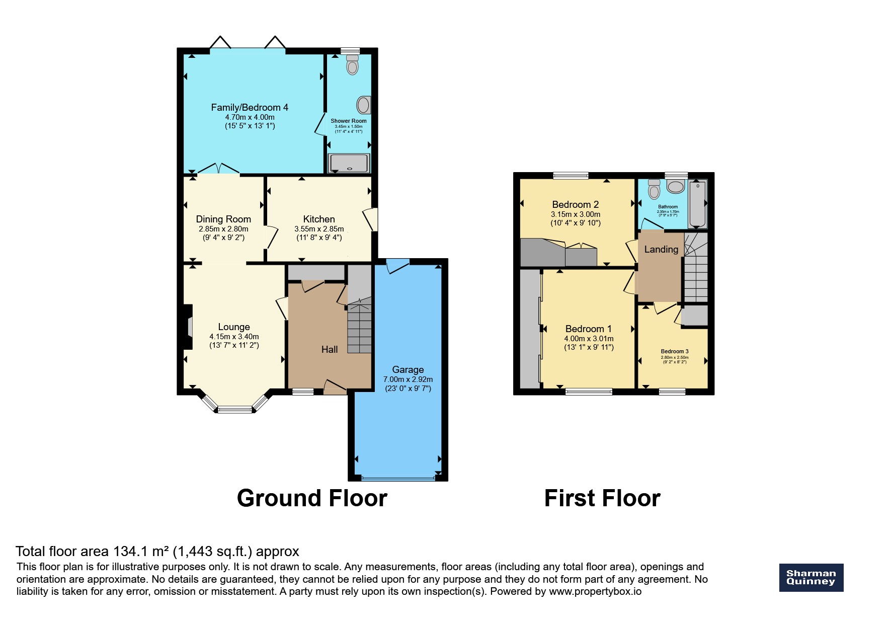 4, Tiverton Road, Peterborough floorplan