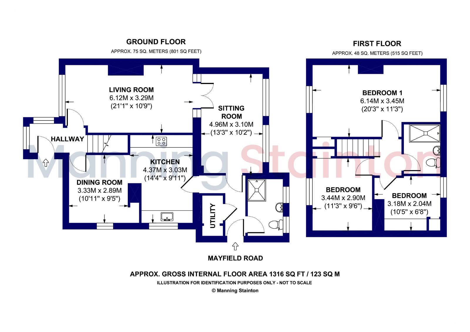 12, Mayfield Road, West Yorkshire floorplan