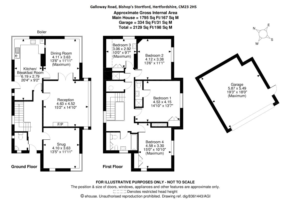 4 Bedrooms Detached house for sale in Galloway Road, Bishop's Stortford CM23