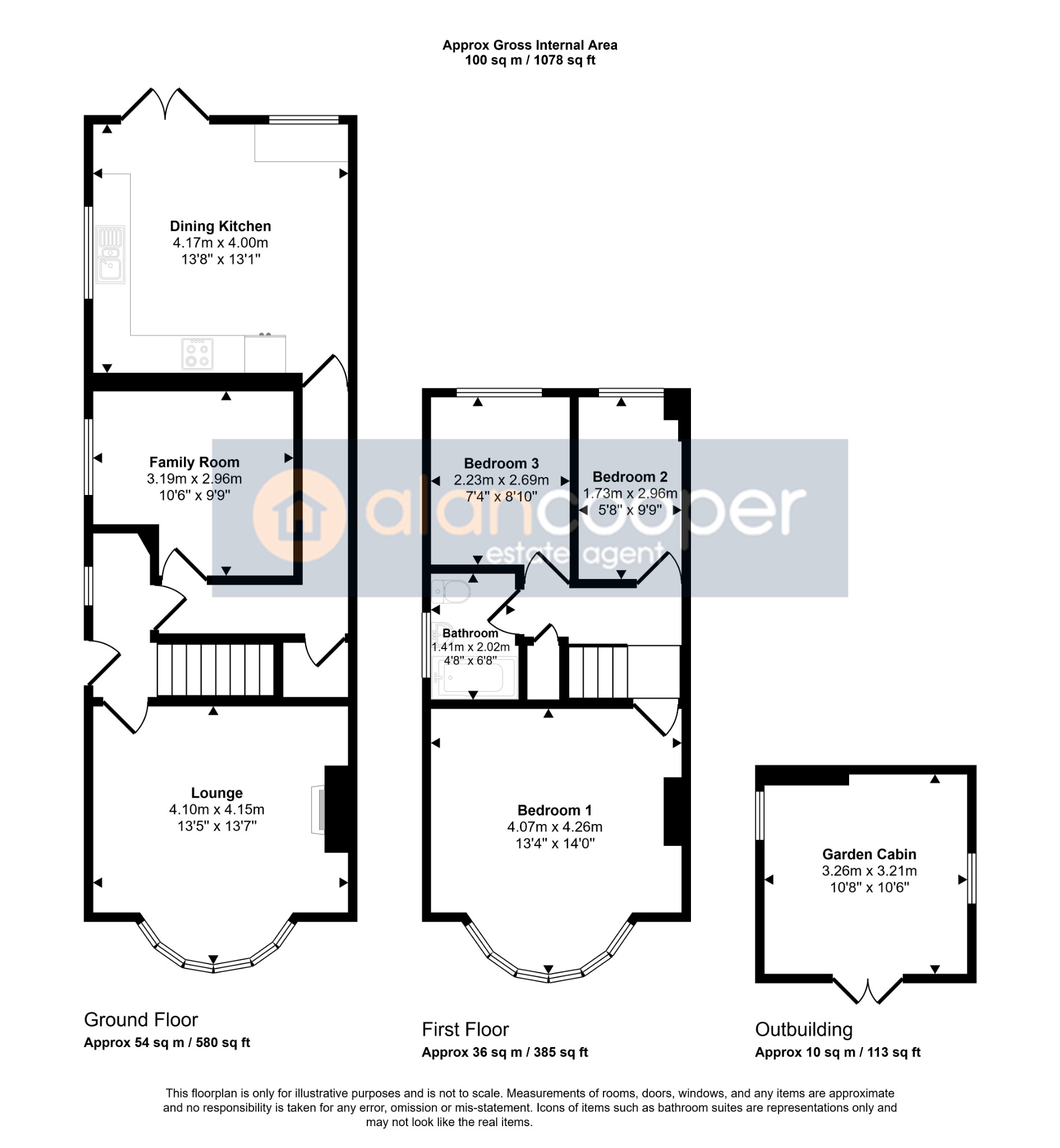 234, Camp Hill Road, Nuneaton floorplan