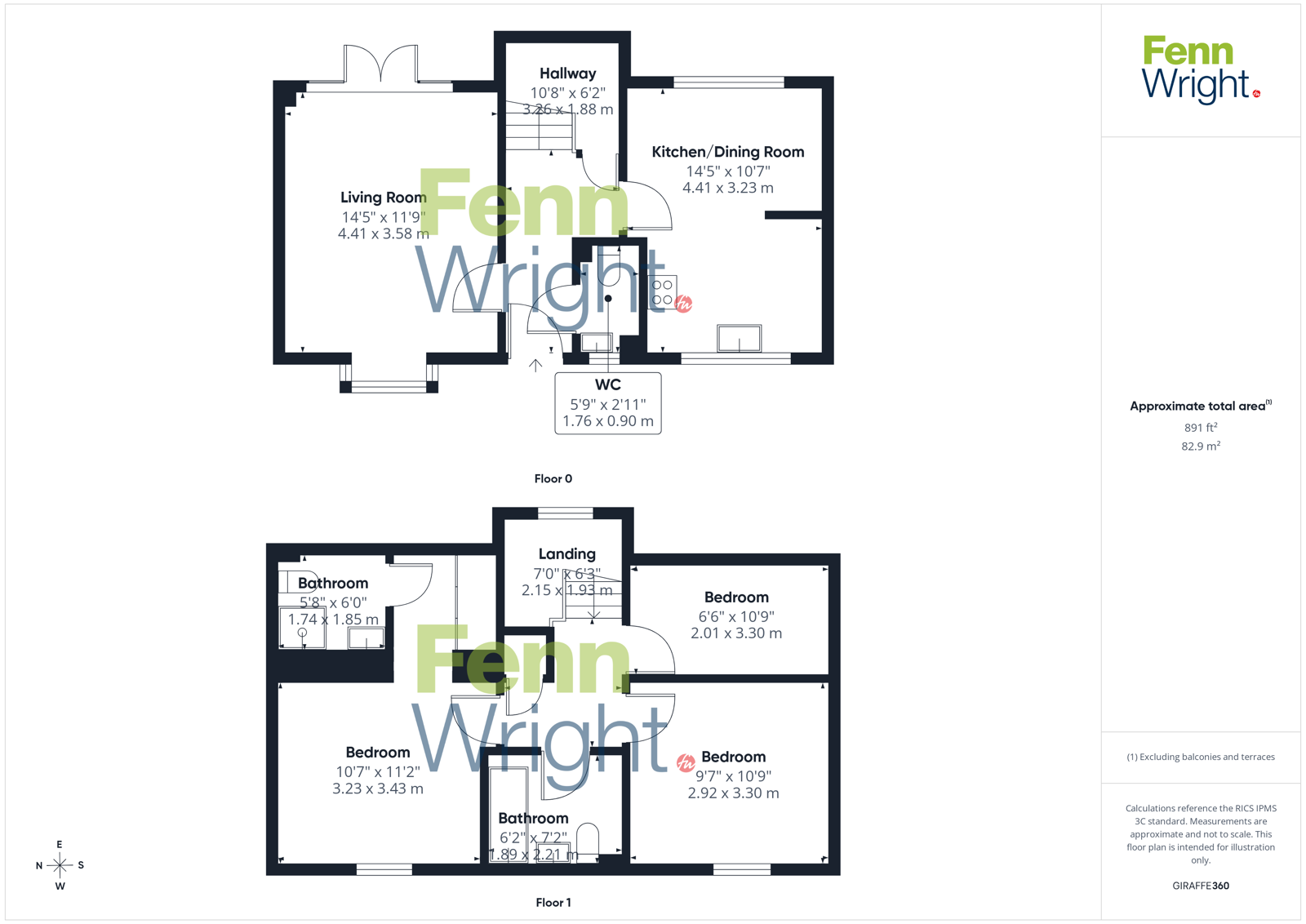 St James Rise, Colchester floorplan