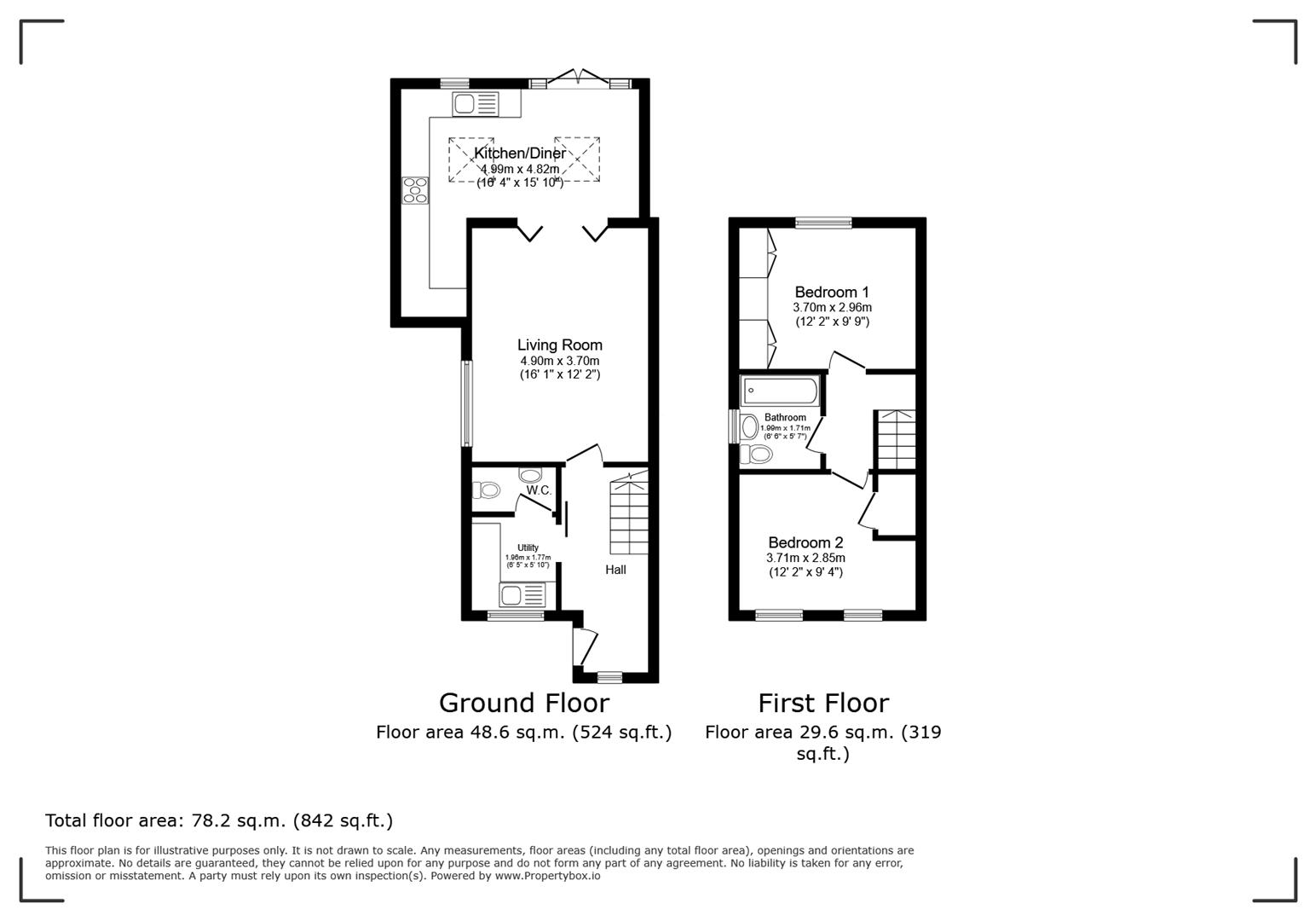 33, The Hollins, Nottingham floorplan