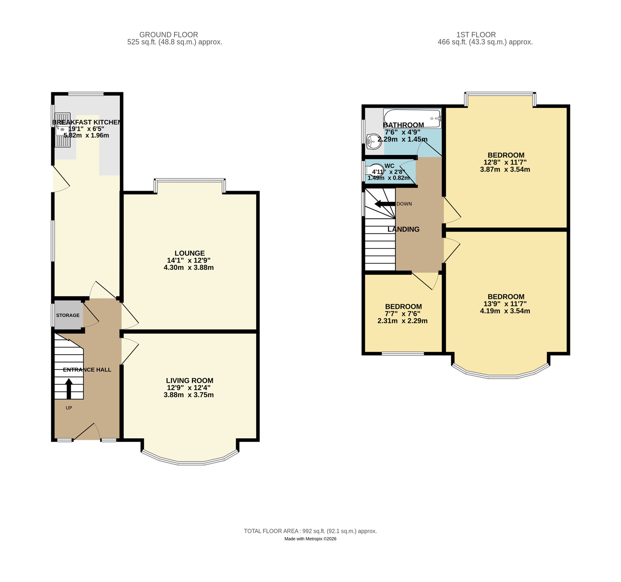 81, Barcicroft Road, Stockport floorplan