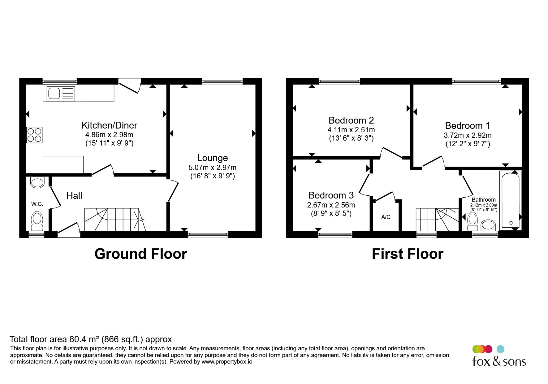 64, Kingswood Road, Crewkerne floorplan