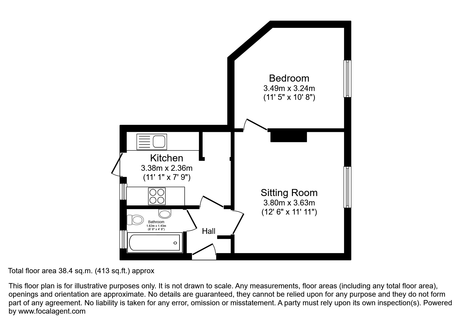 19, Twyford Road, Carshalton floorplan