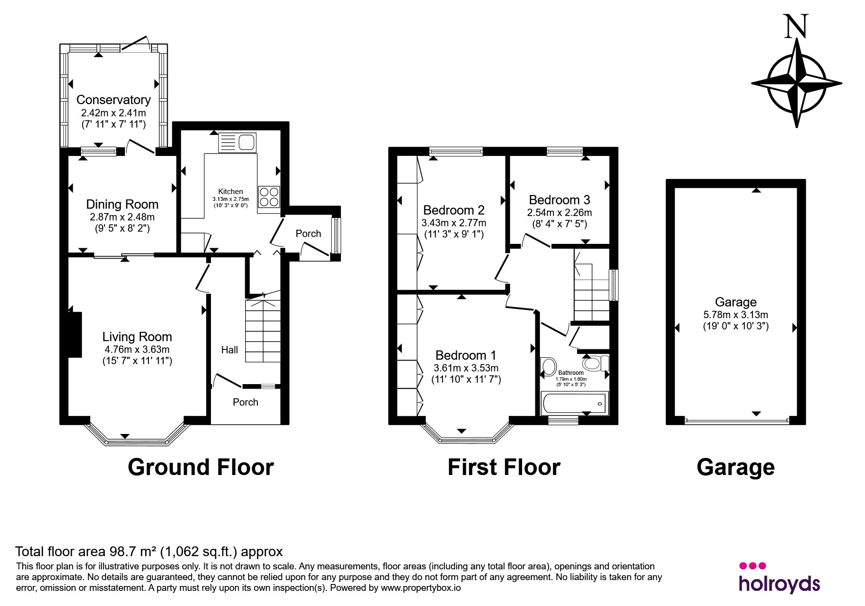 22, Wheathead Crescent, Keighley floorplan
