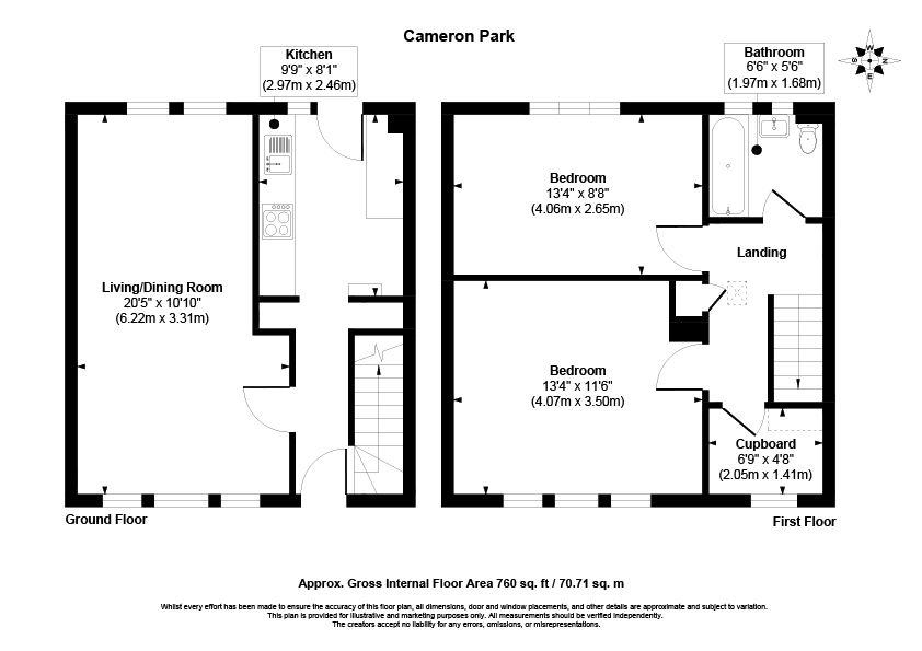 Cameron Park, Kirkcaldy floorplan