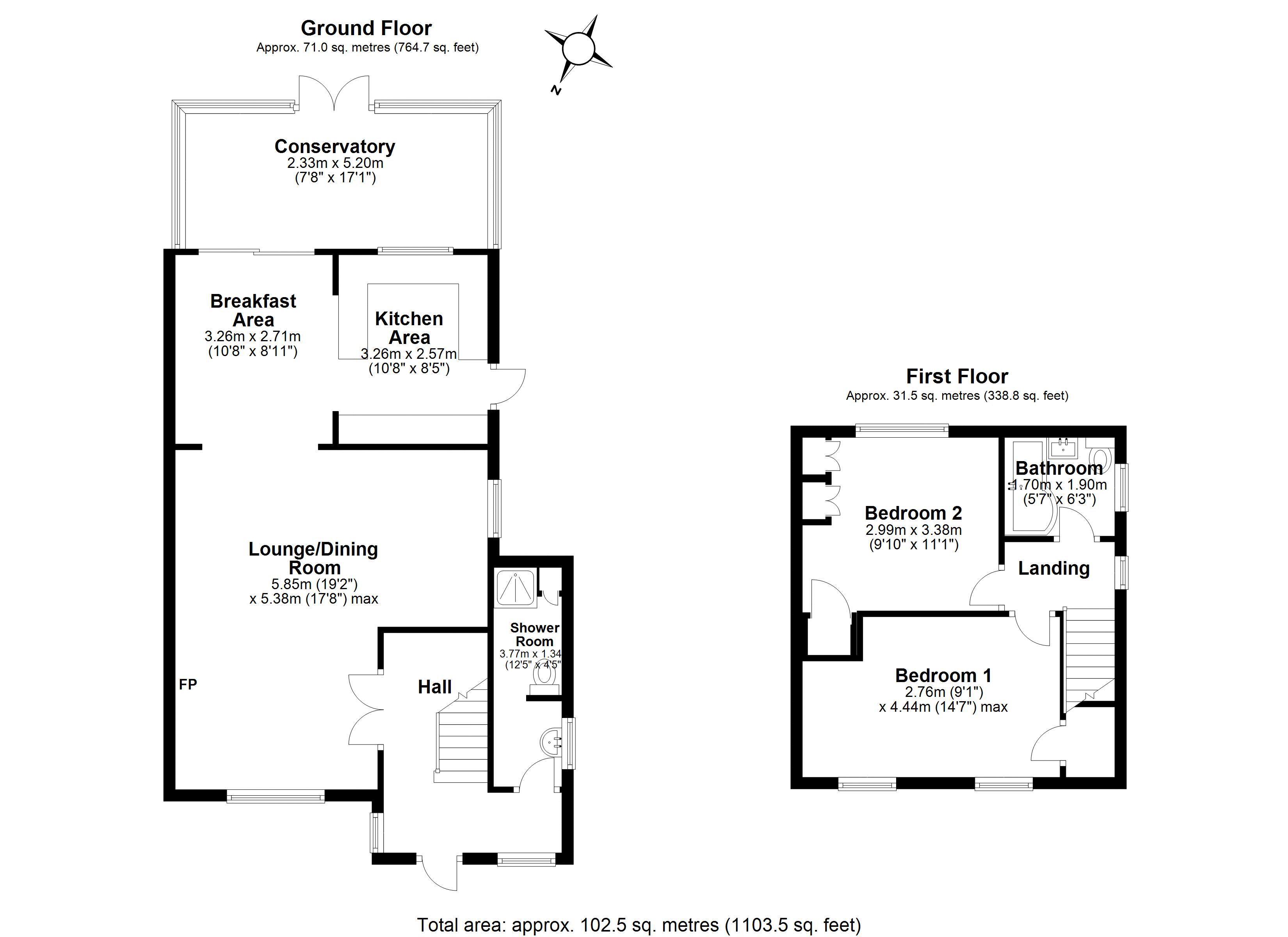 Oakwood Hill, Loughton IG10, 2 bedroom semidetached house for sale