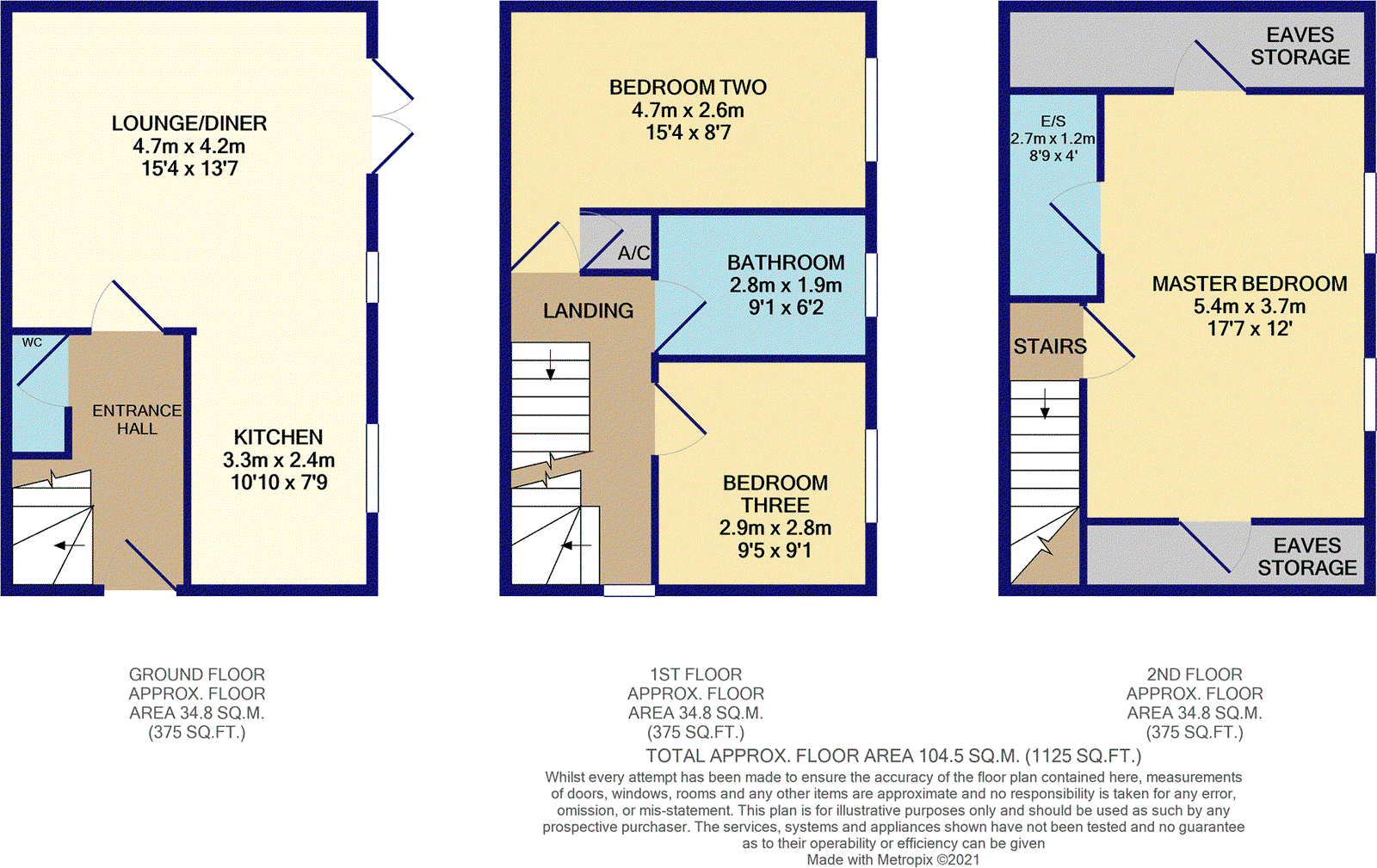 16, Mountbatten Road, St. Austell floorplan