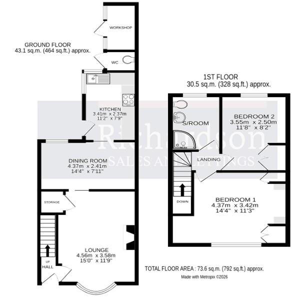 30, Queens Walk, Stamford floorplan