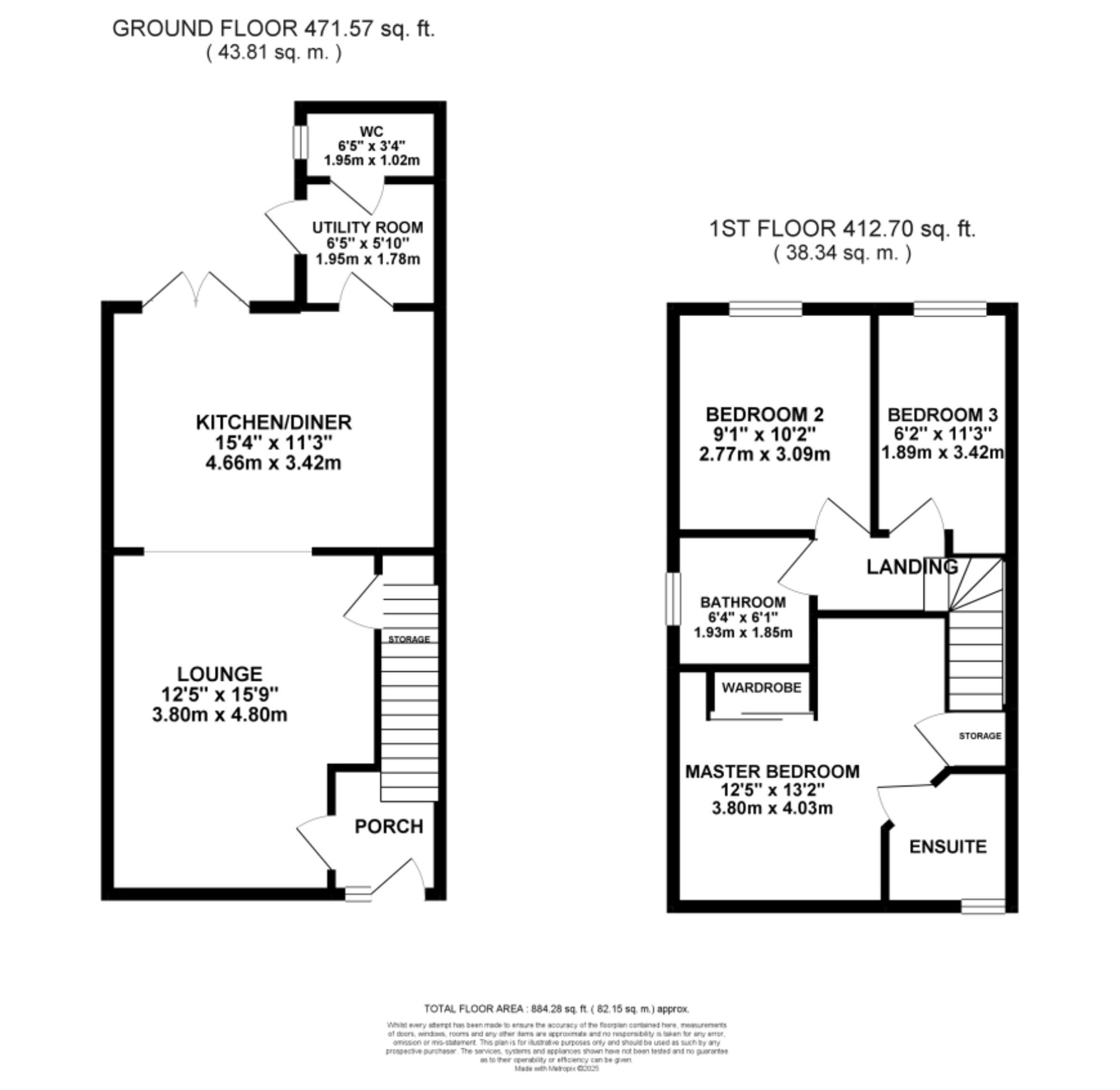 142 Ivinson Way, Uttoxeter floorplan