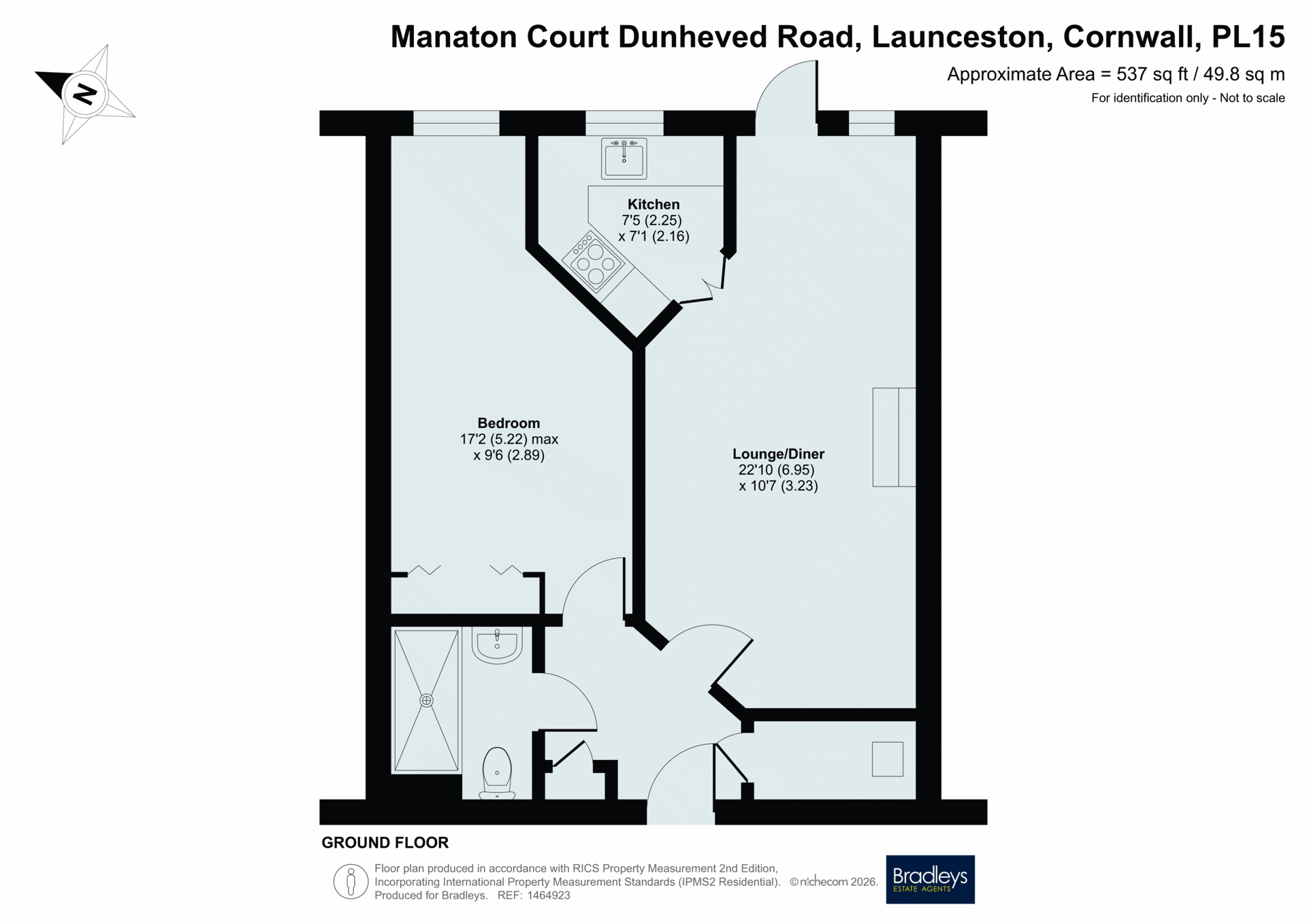 4 Manaton Court,, Dunheved Road, Cornwall floorplan