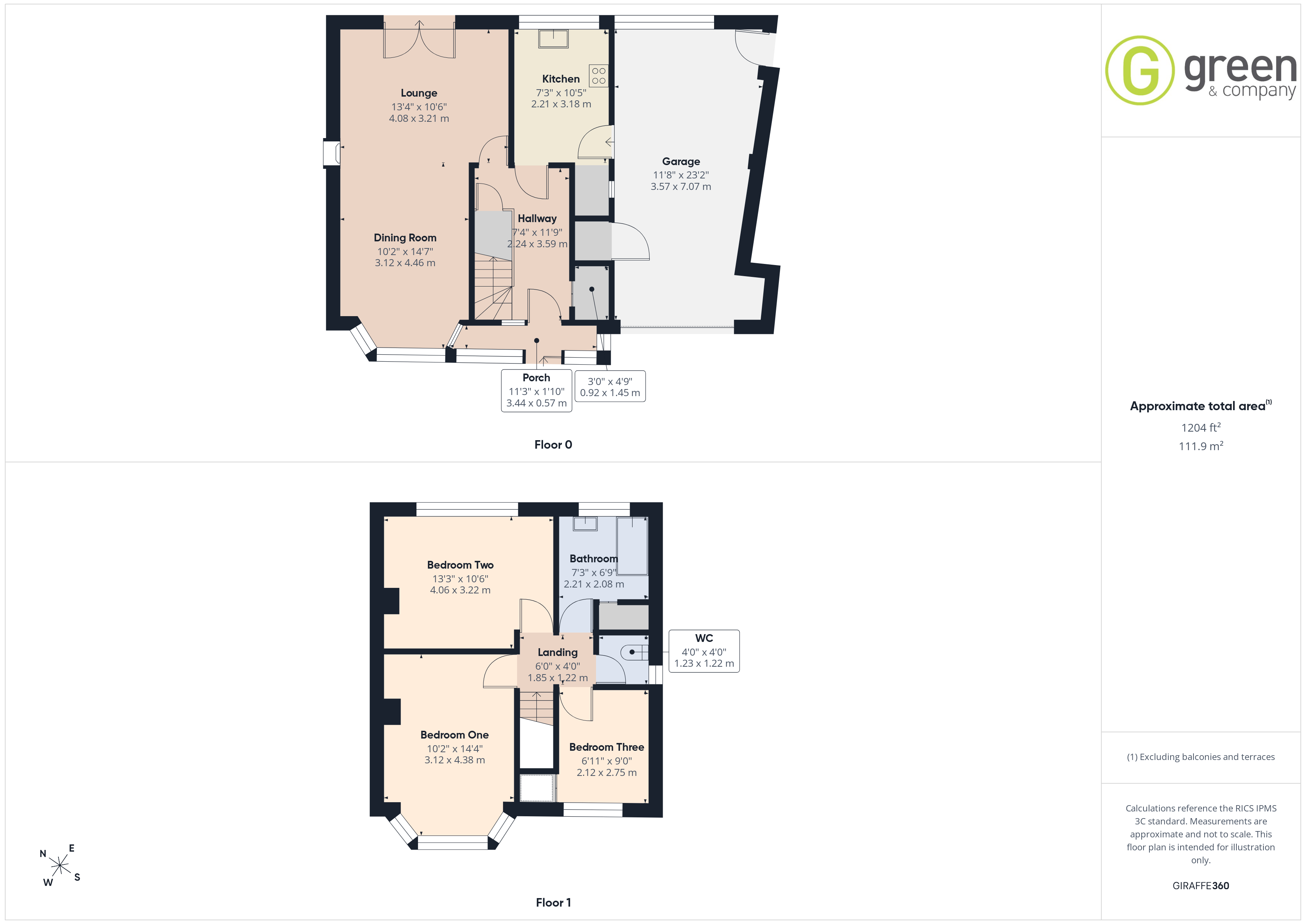 93, Twycross Grove, Birmingham floorplan