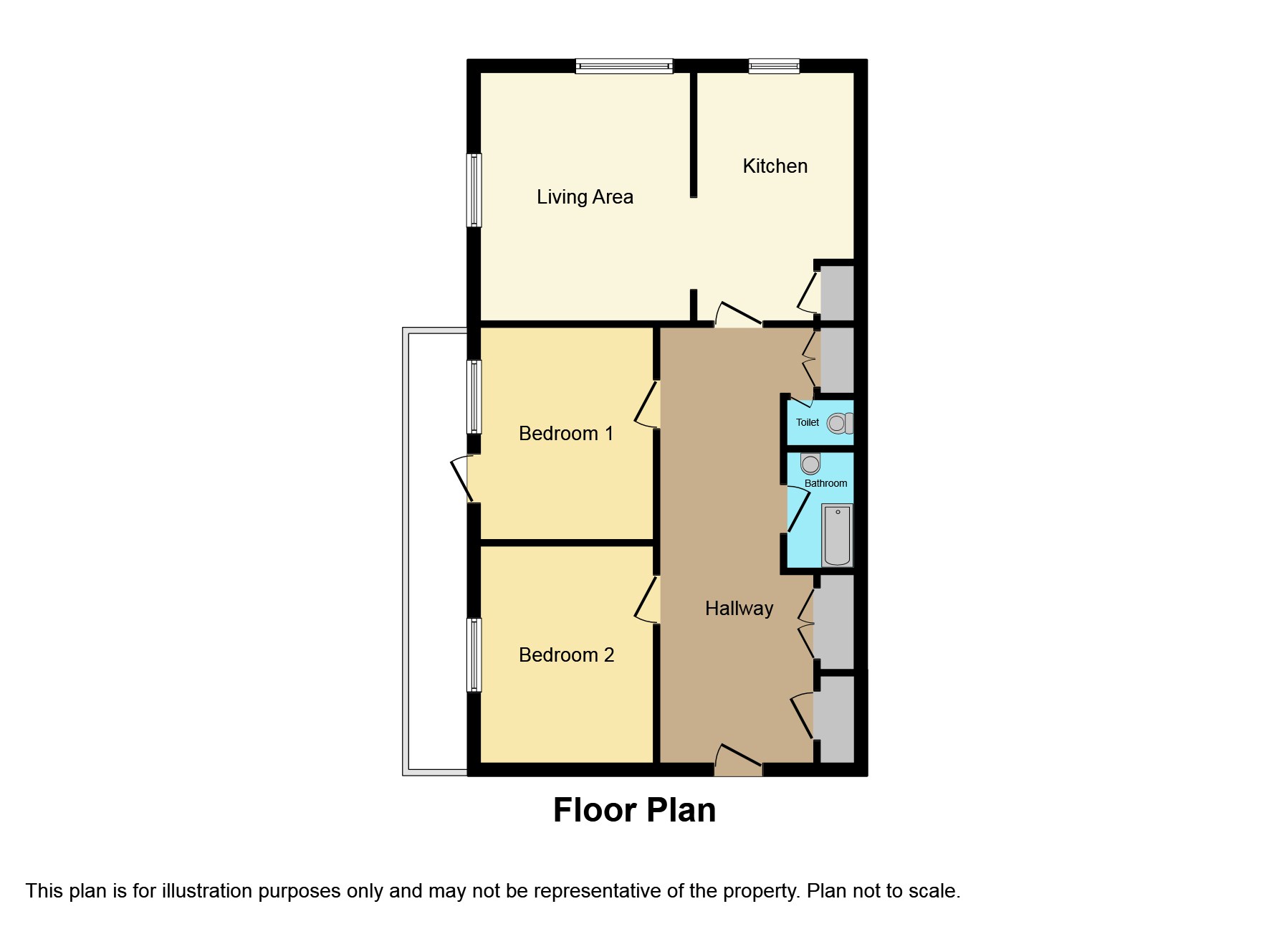 2 Bedrooms Flat for sale in Manor Lea, Worthing BN11