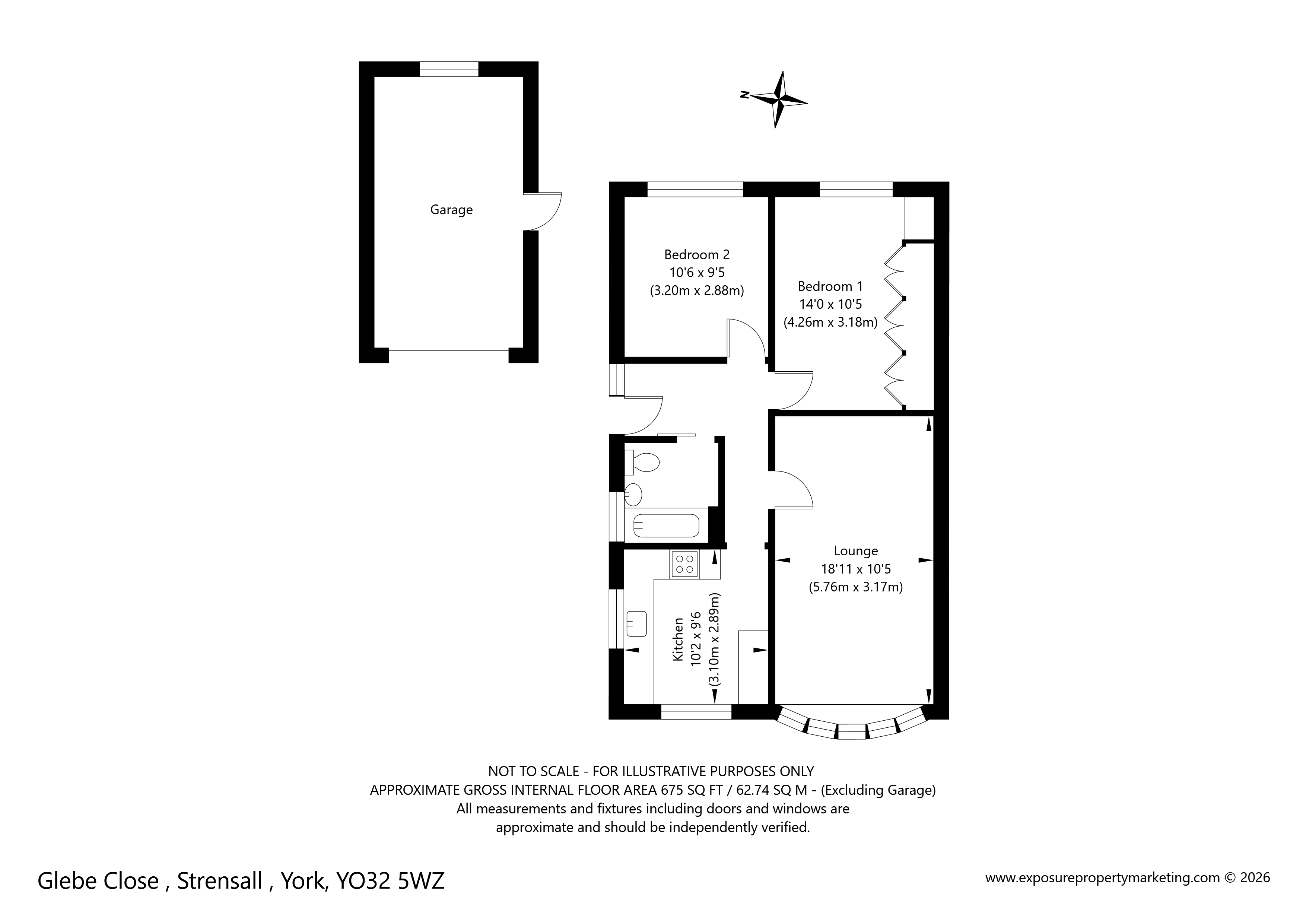 5, Glebe Close, York floorplan