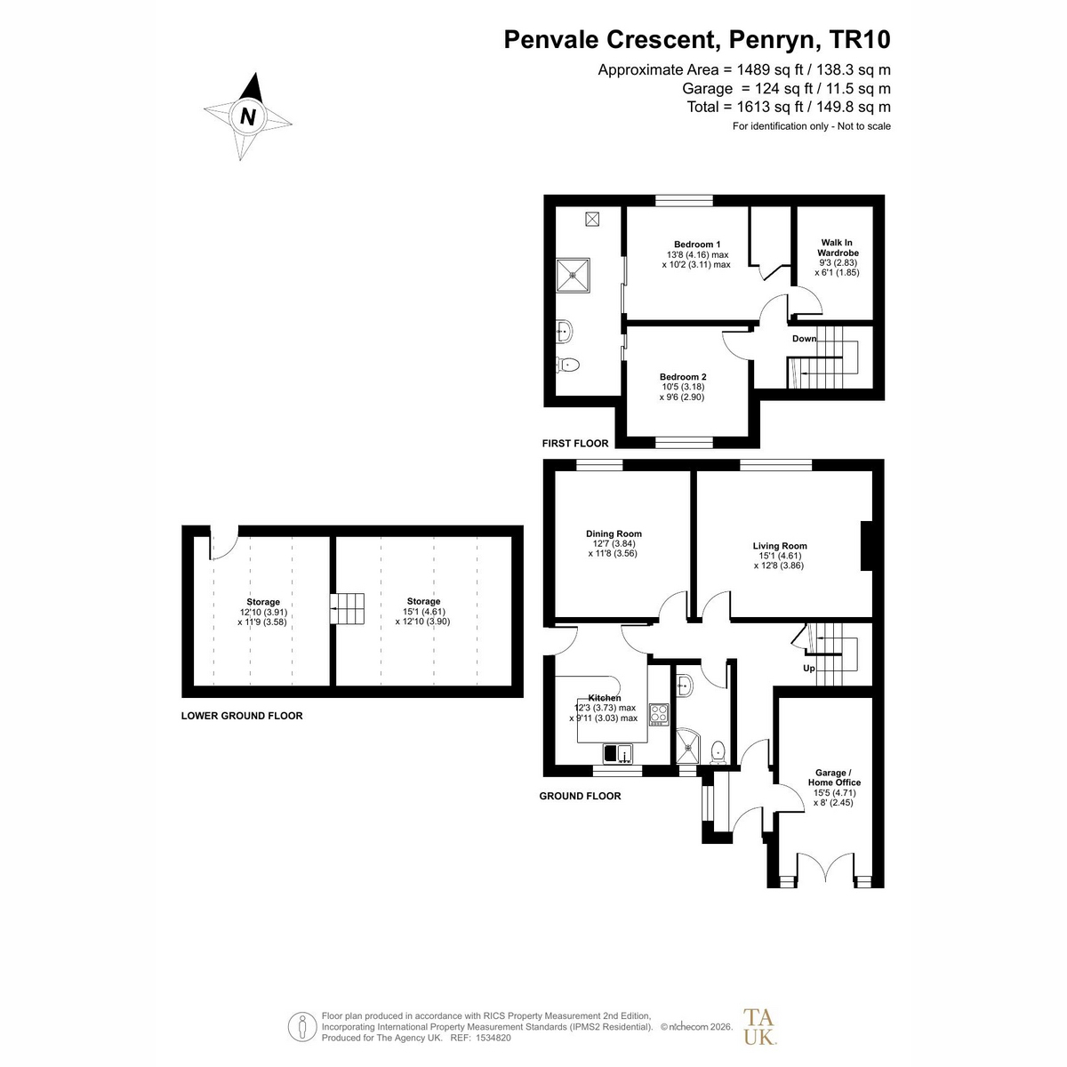 Penvale Cresent, Penryn floorplan
