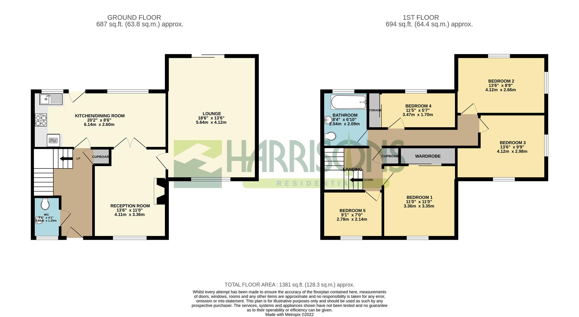 Wakeley Road, Rainham, Gillingham ME8, 5 bedroom end terrace house for