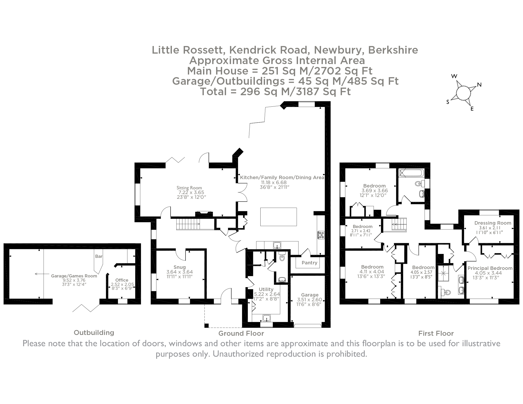 Little Rossett,, Kendrick Road, Berkshire floorplan