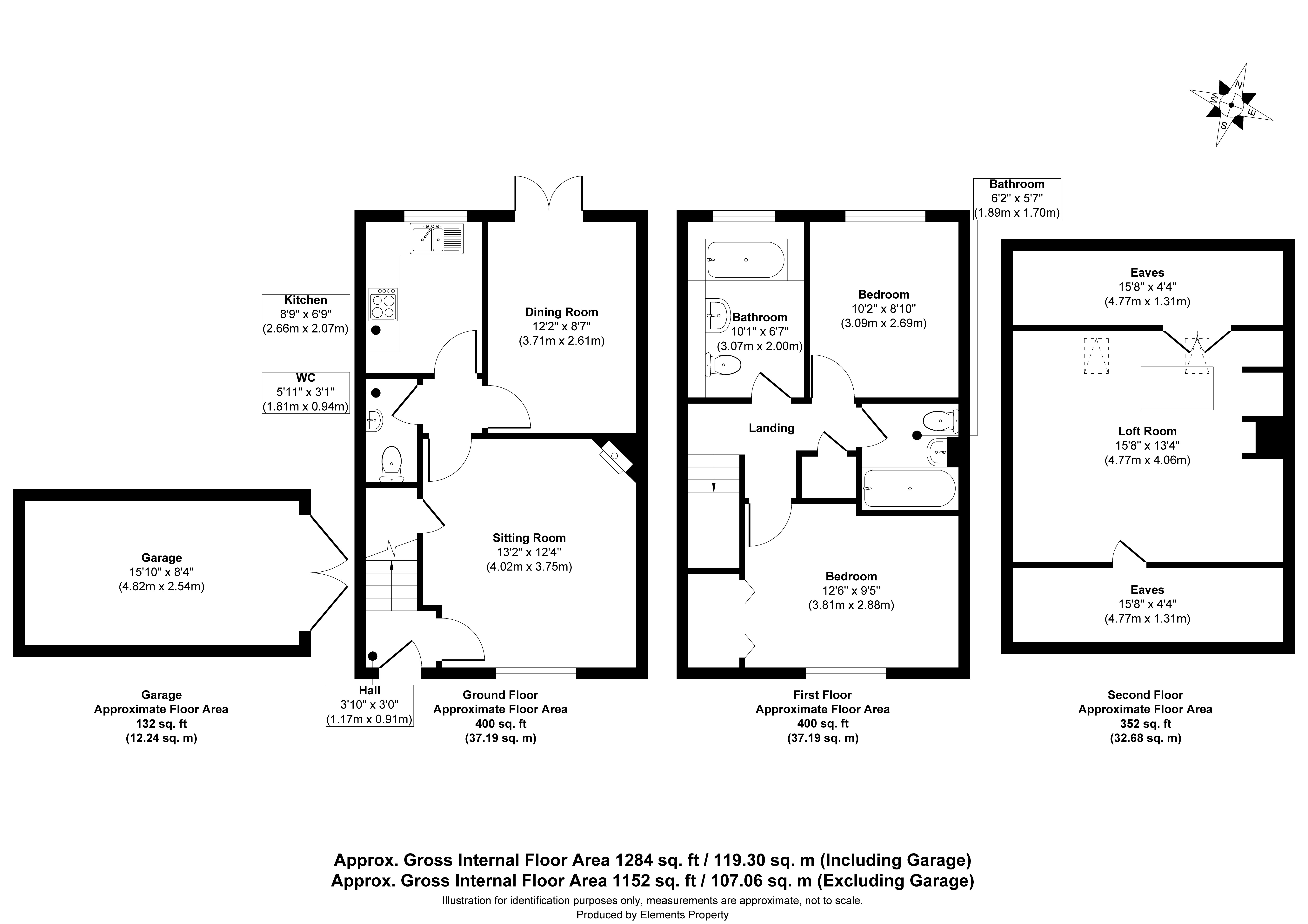 3 Highgate Court,, Cheltenham Road, Broadway floorplan