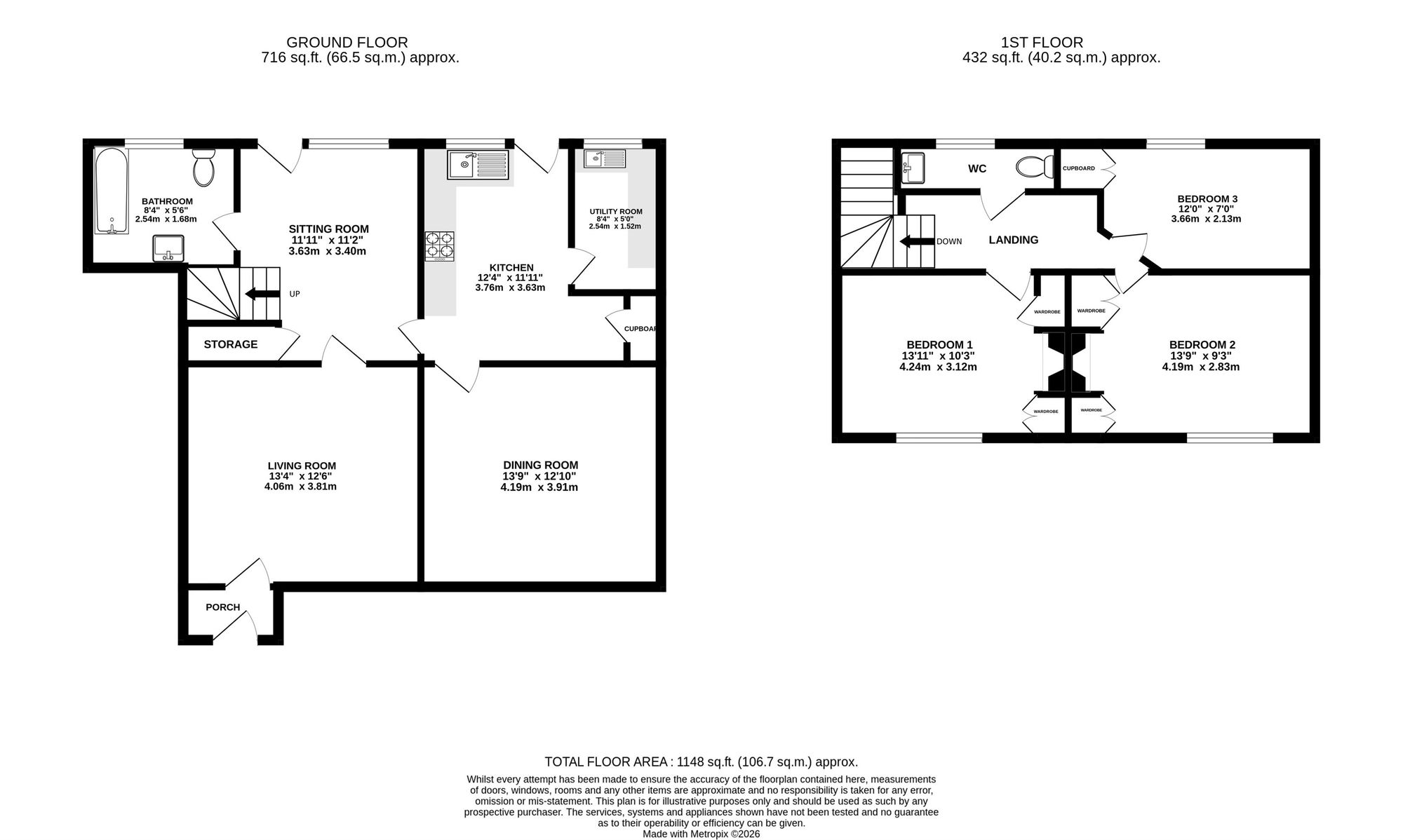 7 Mount Pleasant, Wilmslow floorplan