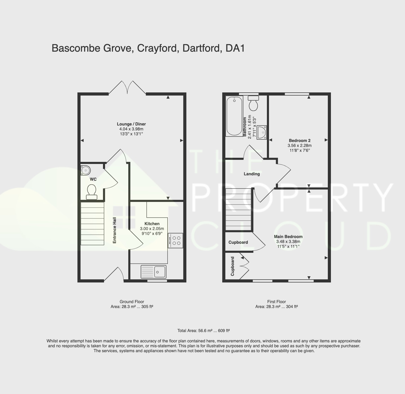 69, Bascombe Grove, Dartford floorplan