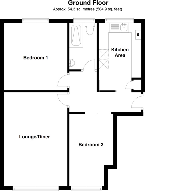 34, Farley Close, Kent floorplan