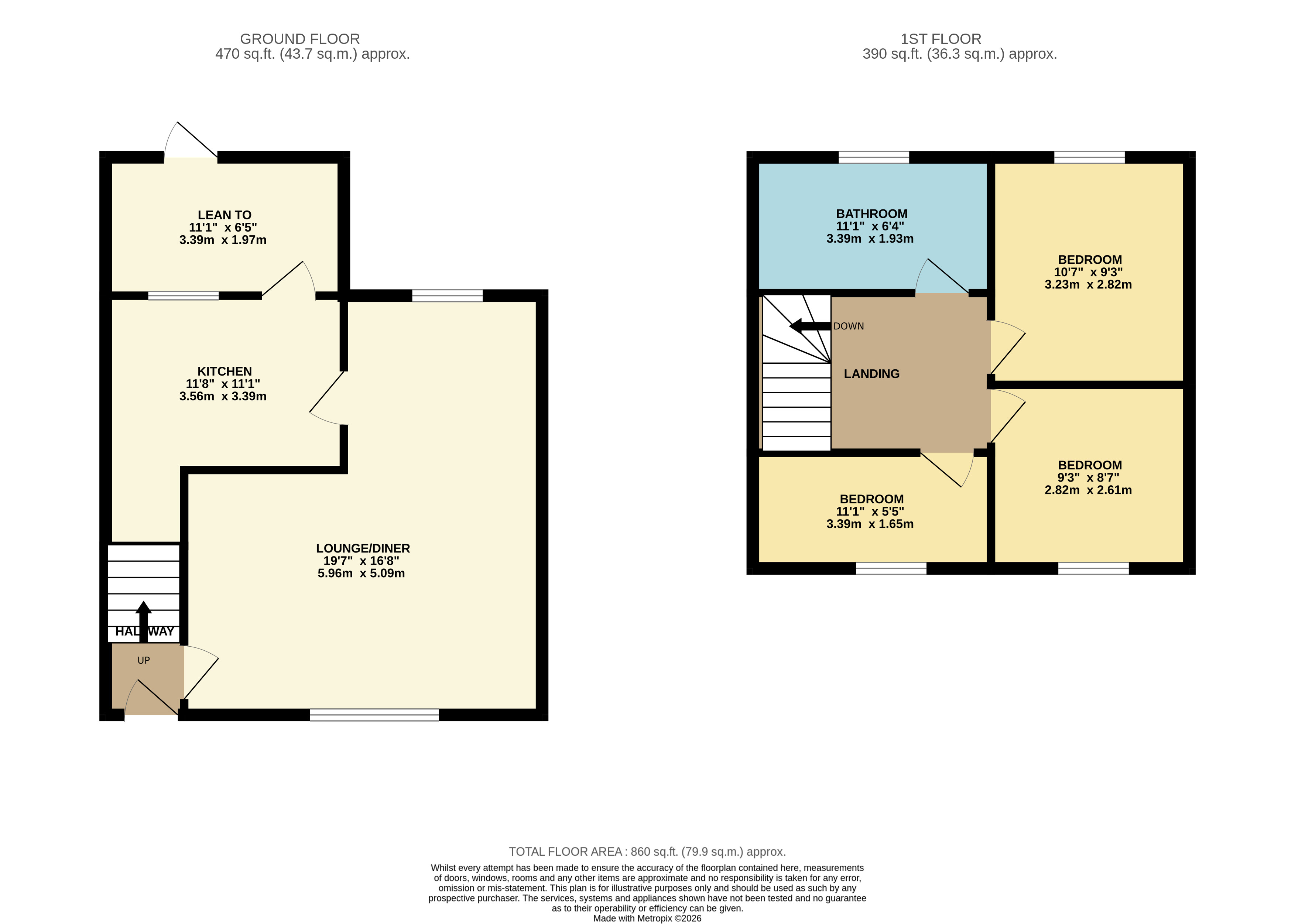 10, Knowsley Grove, Bolton floorplan