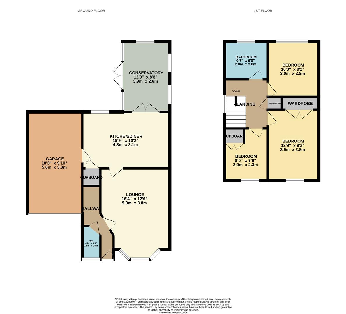 51, Truro Crescent, Rayleigh floorplan