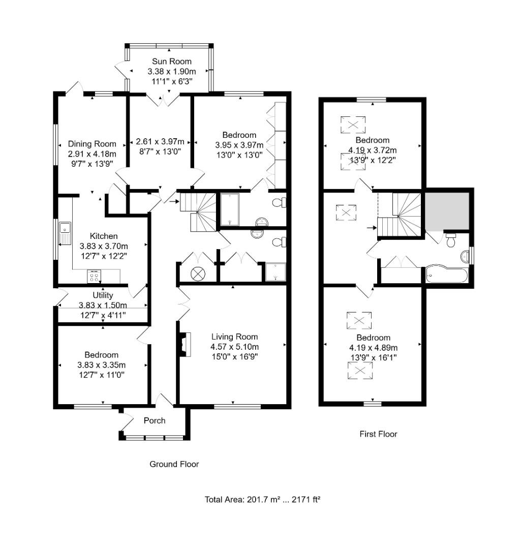 14, Oak Avenue, Ilkley floorplan